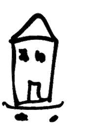 The House Party Sticker by Zero Skateboards