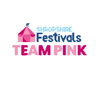 Teampink Sticker by Shropshire Festivals