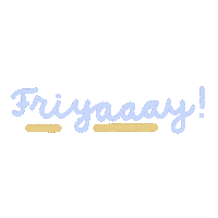 Friday Weekend Sticker by hepiw