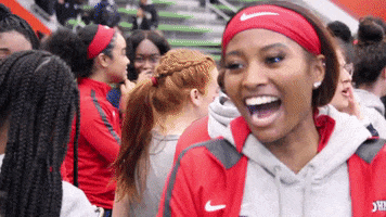 Track And Field Peace GIF by St. John's Red Storm