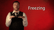 Freezing Sign Language GIF by Sign with Robert