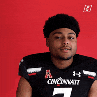 University Of Cincinnati Reaction GIF by Cincinnati Bearcats