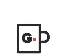 Gulfstream_group drink cafe mug gs Sticker