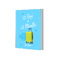 jenonajetplane jen on a jet plane 12tripsin12months 12 trips in 12 months jen ruiz Sticker