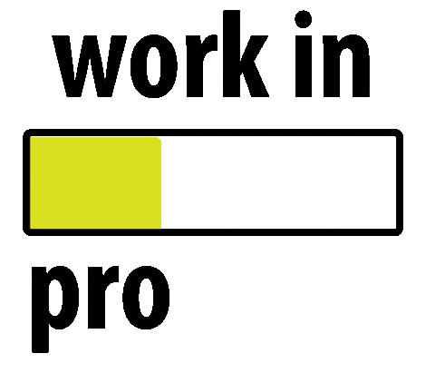 Work In Progress Sticker by Workhall Coworking