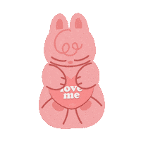 Pink Rabbit Sticker