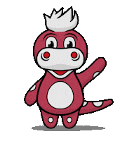 Happy University Mascot Sticker by University of Strathclyde