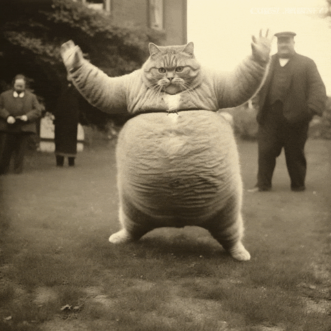 Cat Break It Down GIF