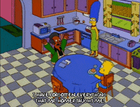 excited bart simpson GIF