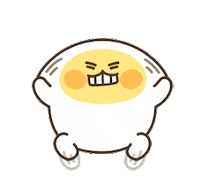 Angry Egg Sticker