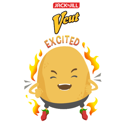 Excited Lets Go Sticker by Jack 'N Jill VCut Philippines