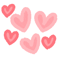I Love You Hearts Sticker by Hustle Inspires Hustle™