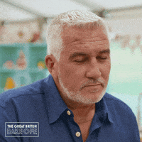 Surprise Think GIF by The Great British Bake Off