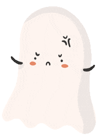 Sad Trick Or Treat Sticker