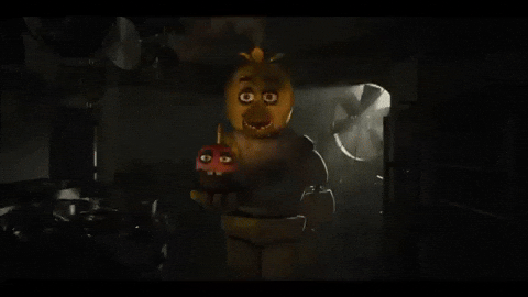HorrorUnearthed giphyupload chica five nights at freddys blumhouse GIF
