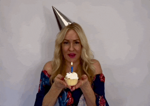 Happy Birthday Wife GIF by Vikki Downey