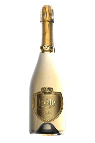 LoyaltyWines giphyupload wine gold rose Sticker