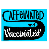 Caffeine Vaccine Sticker