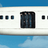 Rene Magritte Jump GIF by Kiszkiloszki