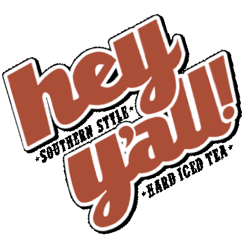 Hey Yall Hard Iced Tea Sticker by heyyallsoutherntea