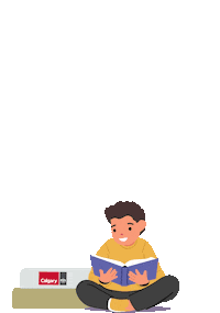 Books Library Sticker by The City of Calgary