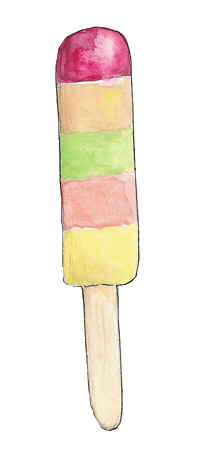 Ice Lolly Paige Joanna Sticker