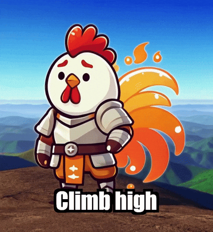 Climb High Never Give Up GIF by Zorooster