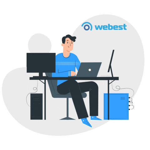 Work Office Sticker by webest