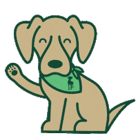 healthyspot dog puppy happy dog good dog Sticker