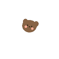 Miladis cat bear plant strawberry Sticker