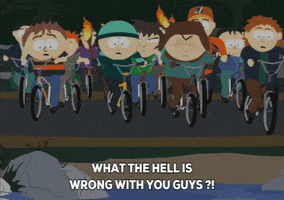 angry torches GIF by South Park 