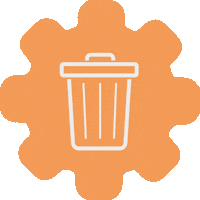 Trash Engrenagem Sticker by UFSCSustentavel