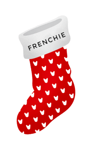 Christmas Stocking Sticker by frenchiepetsupply