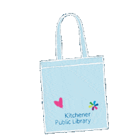 Library Totebag Sticker by KitchenerPublicLibrary