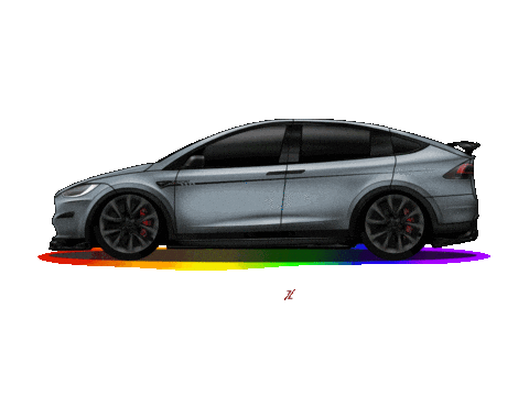Tesla Modelx Sticker