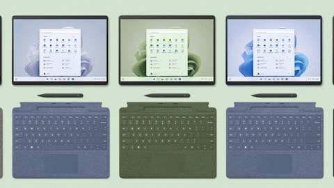 Mix And Match Colors GIF by Microsoft Surface