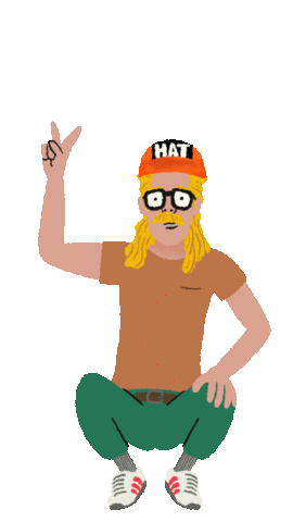 Brown Shirt Animation Sticker by Jef Caine
