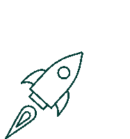 PSPost rocket spaceship launch send Sticker