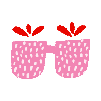 Pink Face Sticker by carmanskitchen