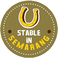 santosastable horse jumping dressage flint Sticker
