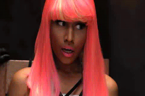 Awkward Nicki Minaj GIF