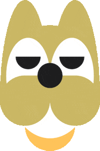 Dog Eyes Sticker