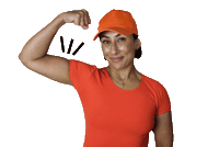 Muscles Sticker by SairaSkinUK