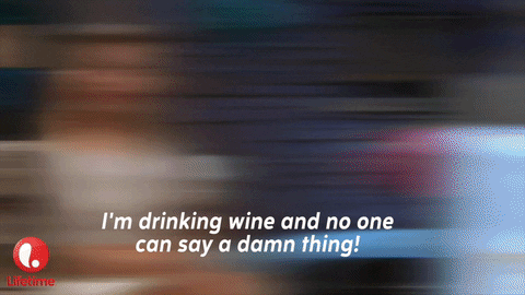 Friday Drinking GIF by Lifetime Telly
