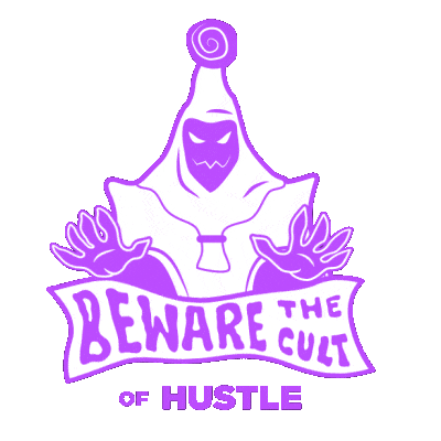Hustle Grind Sticker by Time to Ungrind