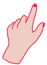 Hand Click Sticker