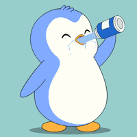 Drink Water Drinking GIF by Pudgy Memez
