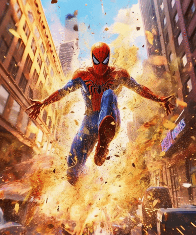 Spider-Man Art GIF