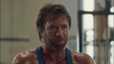 work out chuck routine norris GIF