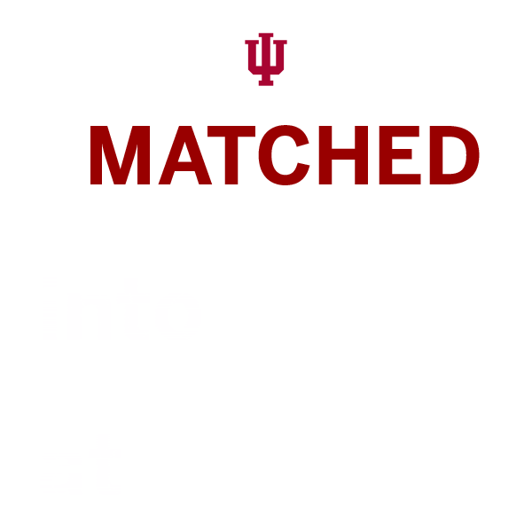 IUSchoolofMedicine giphyupload matchday2021 iusm iusm2021 Sticker